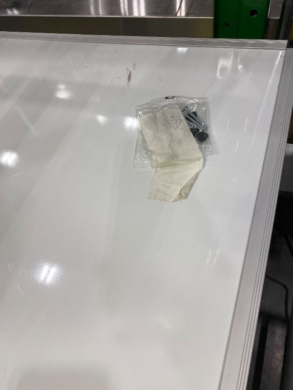 Photo 1 of *Minor Damaged - Check clerk notes*
VIZ-PRO Dry Erase Board/Magnetic Whiteboard, 72 x 40 Inches, Large Wall Mounted Board for School Office and Home