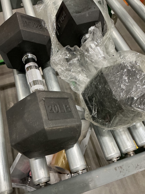 Photo 1 of 20 pound dumbbell pair