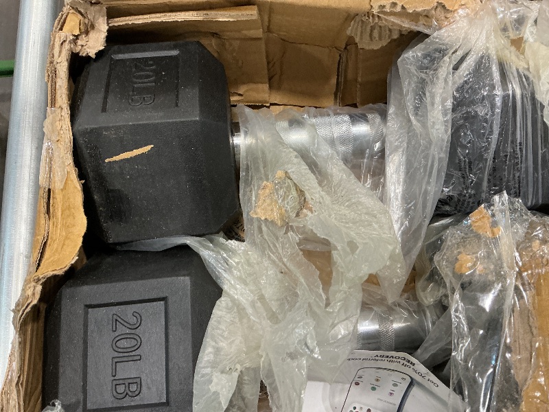 Photo 1 of 20 pound dumbbell set