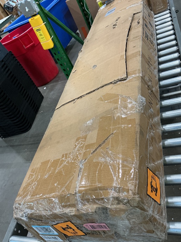 Photo 1 of *PARTIAL SET* YITAHOME King Size Bed Frame, LED Bed Frame with Storage Headboard, Platform Upholstered Bed with Charging Station, Heavy-Duty Metal Slats, No Box Spring Needed, Fast Assembly - Gray