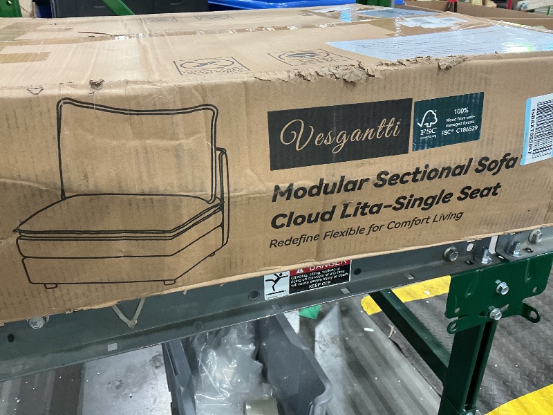 Photo 1 of *USED*
Vesgantti 108" U Shaped Sectional Couch, Comfy Cloud Modular Sectional Sofa with 2 Ottoman Deep Seat Chenille Modern Cloud Sofa, Modular Sofas for Living Room, Bedroom and Apartment, Blue