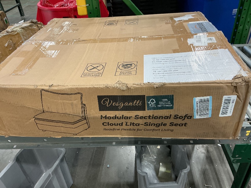 Photo 1 of *USED*
Vesgantti 108" U Shaped Sectional Couch, Comfy Cloud Modular Sectional Sofa with 2 Ottoman Deep Seat Chenille Modern Cloud Sofa, Modular Sofas for Living Room, Bedroom and Apartment, Blue