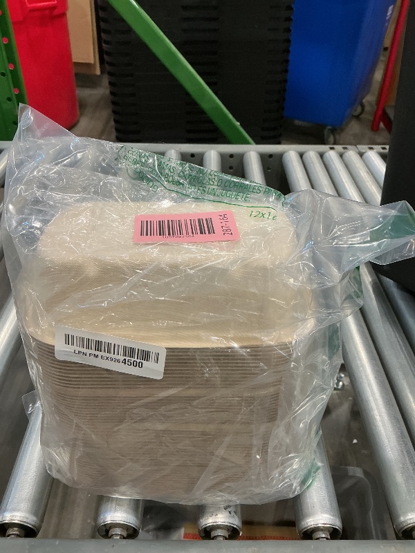 Photo 1 of ZORRITA 50 Pack 23 oz Disposable Meal Prep Containers, Sugarcane Fiber Paper Salad Bowls with Lids Take Out Food Container for Pasta, Burrito, Leftovers