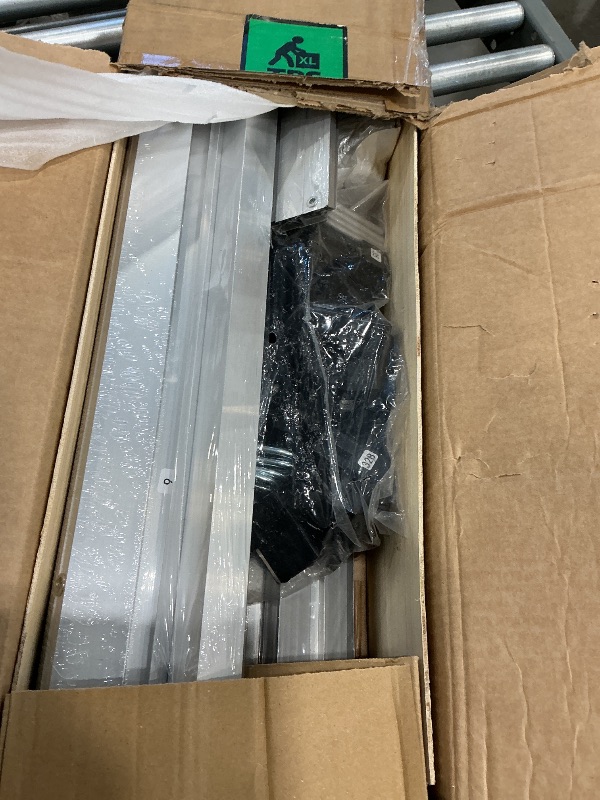 Photo 1 of *PARTIAL SET*
6×6FT Greenhouse, Walk in Greenhouses for Outdoors and Seasons Garden Planting, GreenHouses with Quick Setup Structure and Roof Vent, Polycarbonate Greenhouse with Enhanced Aluminum Frame, Silver