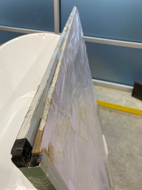 Photo 1 of ***CHECK CLERK NOTES*** VIZ-PRO Large Dry Erase Board/Whiteboard, 60 x 48 Inches, Pack of 2, Wall Mounted White Board 5' x 4' for School Office and Home