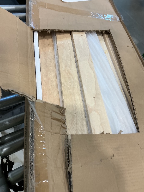 Photo 1 of *Missing parts* Merax King Bed Frames Traditional Town and Country Style Pinewood Vintage Bed,White