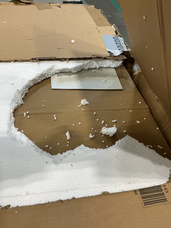 Photo 1 of ***MISSING PARTS*** ***READ CLERK NOTES*** Wakefit Vanity Desk with Mirror and Lights, 42'' Makeup Vanity with Power Outlet, Makeup Table with Drawers and Cabinet, 3 Lighting Modes Adjustable Brightness, for Bedroom, Dressing Room, White