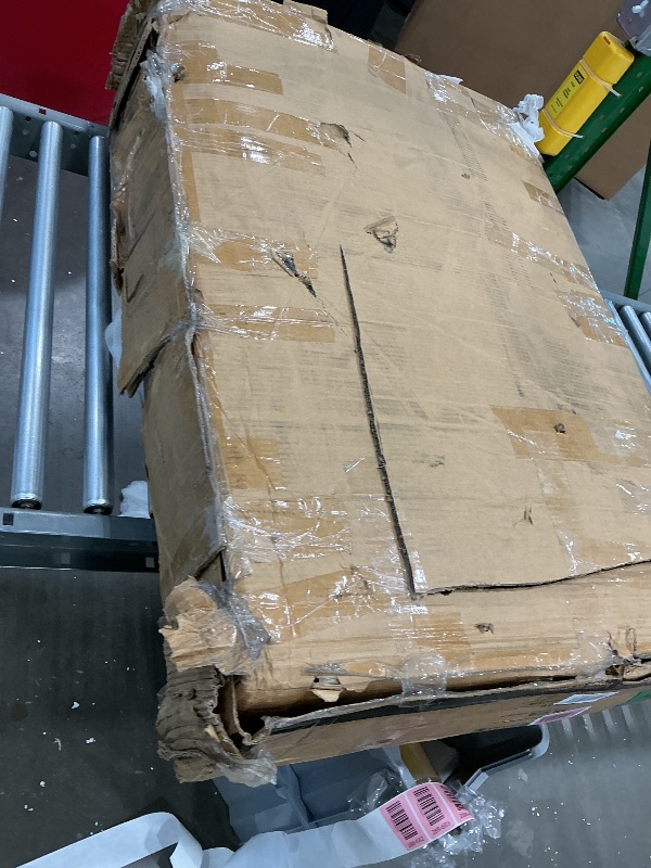 Photo 1 of 1400 Lbs Steel Garden Cart, Heavy Duty Pullable Garden Wagon Yard Cart, 2 in 1 Outdoor Metal Utility Wagon Yard Trailer with 16" All Terrain Tires, Mesh Removable Sides and 180°Rotating Handle