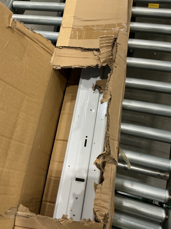 Photo 1 of *Missing Parts - Check clerk notes*
AntLux 110W 8FT LED Shop Lights Ultra Slim LED Wraparound, 12600LM, 5000K, 8 Foot Strip Light, Flush Mount Garage Office Warehouse Ceiling Lighting Fixture, 8 Foot Fluorescent Tube Replacement, 4 Pack