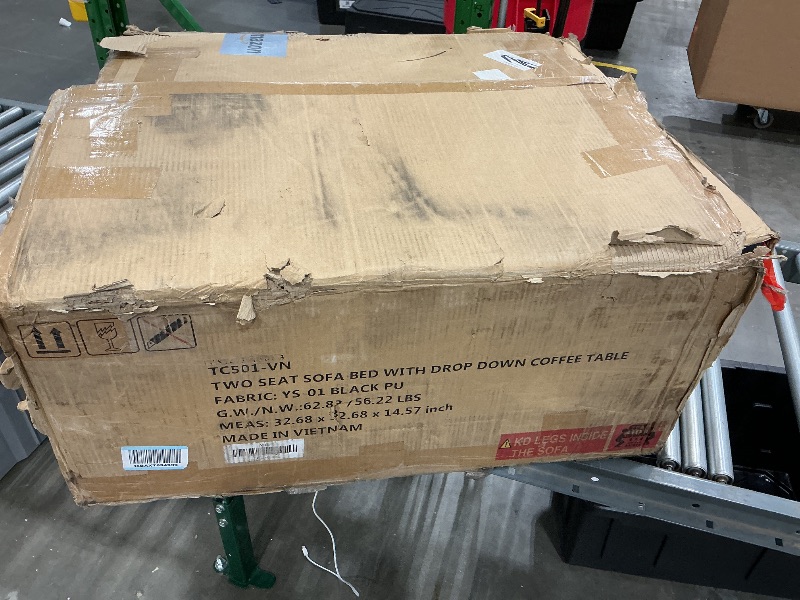 Photo 1 of *PARTIAL SET*
two seat sofa, bed with drop down coffee table