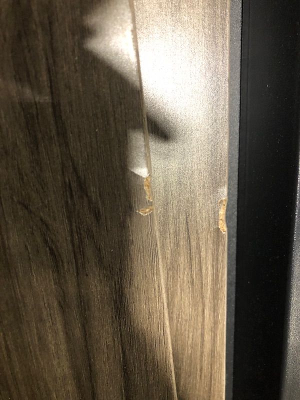 Photo 1 of *** VERY USED/ UNTESTED/ MISSING PARTS/ DAMAGE MINOR**** Tribesigns Modern Computer Desk, 63 x 31.5 inch Large Office Desk Computer Table Study Writing Desk Workstation for Home Office, Grey/Black