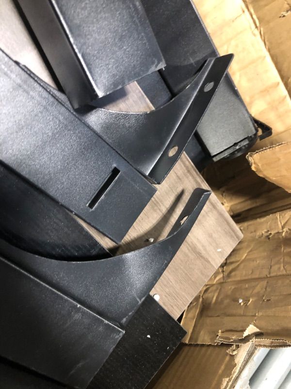 Photo 1 of *** VERY USED/ UNTESTED/ MISSING PARTS/ DAMAGE MINOR**** Tribesigns Modern Computer Desk, 63 x 31.5 inch Large Office Desk Computer Table Study Writing Desk Workstation for Home Office, Grey/Black