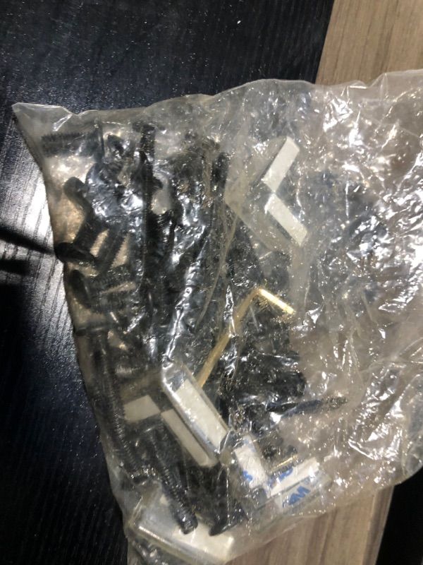 Photo 1 of *** VERY USED/ UNTESTED/ MISSING PARTS/ DAMAGE MINOR**** Tribesigns Modern Computer Desk, 63 x 31.5 inch Large Office Desk Computer Table Study Writing Desk Workstation for Home Office, Grey/Black