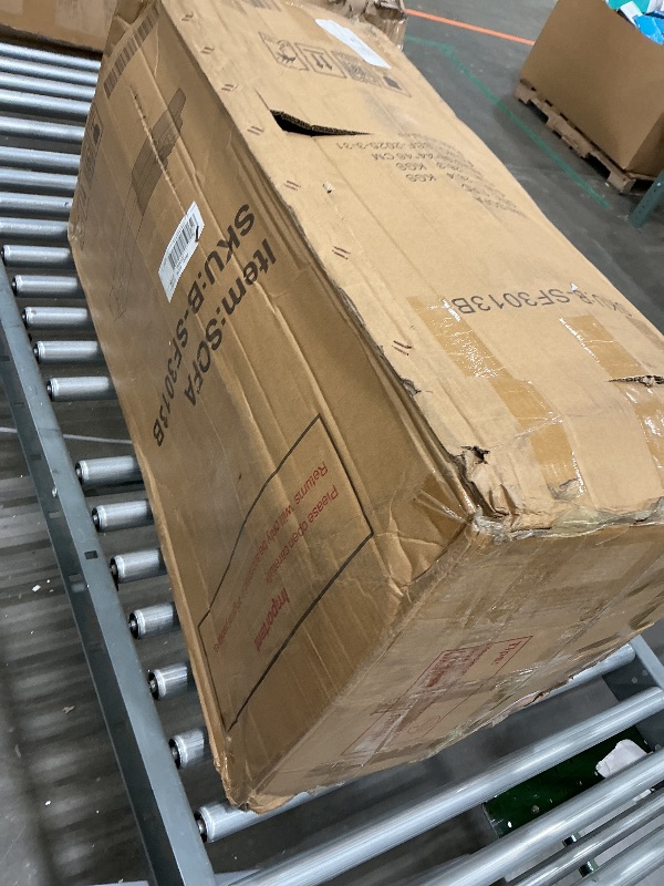 Photo 1 of *PARTIAL SET*
ChicFurnit 104" Cloud Sectional Couches, Modular L-Shape Sofa with Deep Seat, Full Foam Sectional Couch with Right Chaise, Floor Boneless Sofa for Living Room, No Assembly Required, Beige