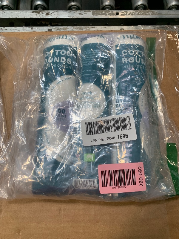 Photo 1 of ** 3 PACK ** Cliganic Premium Cotton Rounds | Makeup Remover Pads, Hypoallergenic, Lint-Free | 100% Pure Cotton (6 Pack)