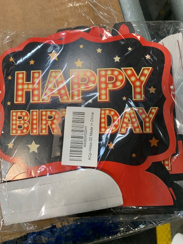 Photo 1 of *****SIMILAR****
Black and Red Birthday Decorations – 12PCS Honeycomb Table Centerpieces for Men Women Adults – Happy Birthday Table Decor Party Supplies