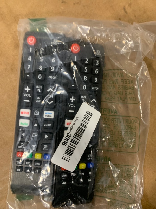 Photo 1 of ?Pack of 2? New Universal Remote for All Samsung TV Remote, Replacement Compatible for All Samsung Smart TV, LED, LCD, HDTV, 3D, Series TV