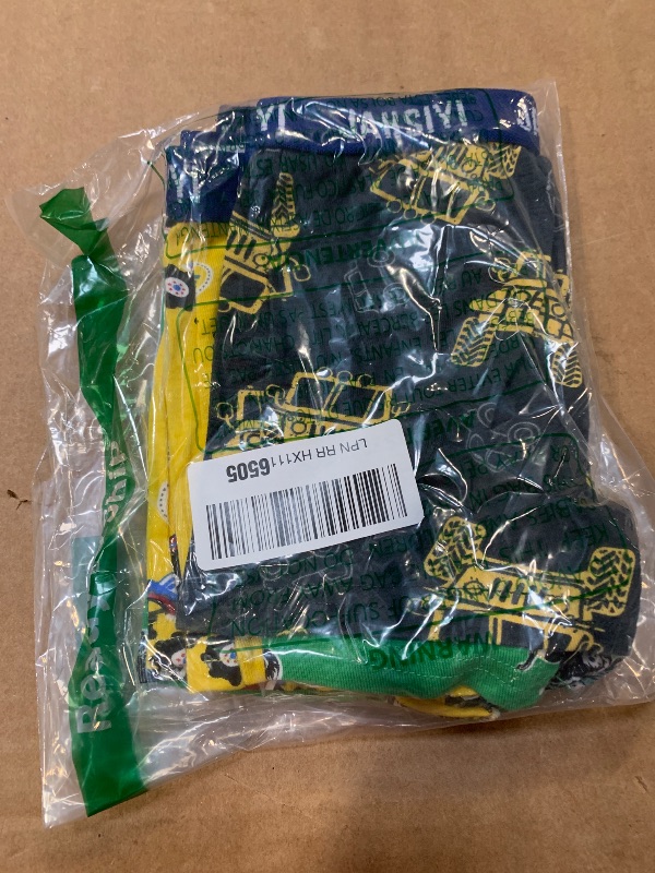 Photo 1 of ** 3 PCS ** JAHSIYI Boys Underwear Size 6 Cotton Boxer Briefs 6T Kids Small Boxers 5T-6T Excavator Car Clothes Childrens Super Soft Undies Comfortable Underpants Sz 6X