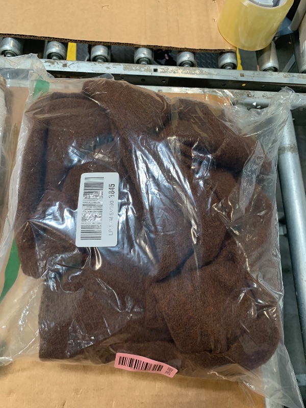 Photo 1 of ** SIMILAR - CHOCOLATE COLOR ** Womens Long Sleeve Cardigan Sweaters Open Front Knit Long Cardigans Duster with Pockets 2024 Fall Winter Oversized Coat (US, Alpha, Large, Regular, Regular, Khaki)