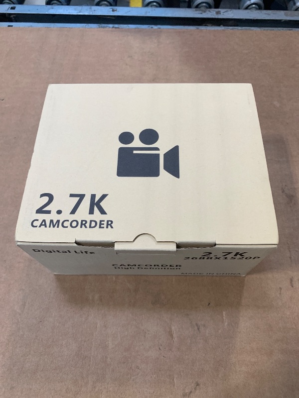 Photo 1 of *NO BATTERIES* Rumyums Video Camera Camcorder Ultra HD 2.7K 42MP Digital Cameras Recorder for YouTube TikTok 3 Inch 270 Degree Rotation Screen 18X Zoom Vlogging Camcorders 32GB SD Card