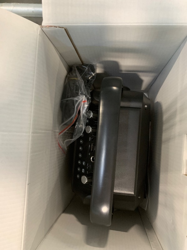 Photo 1 of **Missing Parts**
Karaoke Machine, Portable Bluetooth Speaker for Adults & Kids with Lights, Karaoke Microphone with PA System Supports USB/TF/REC/FM/AUX for Home Party Home System Packages