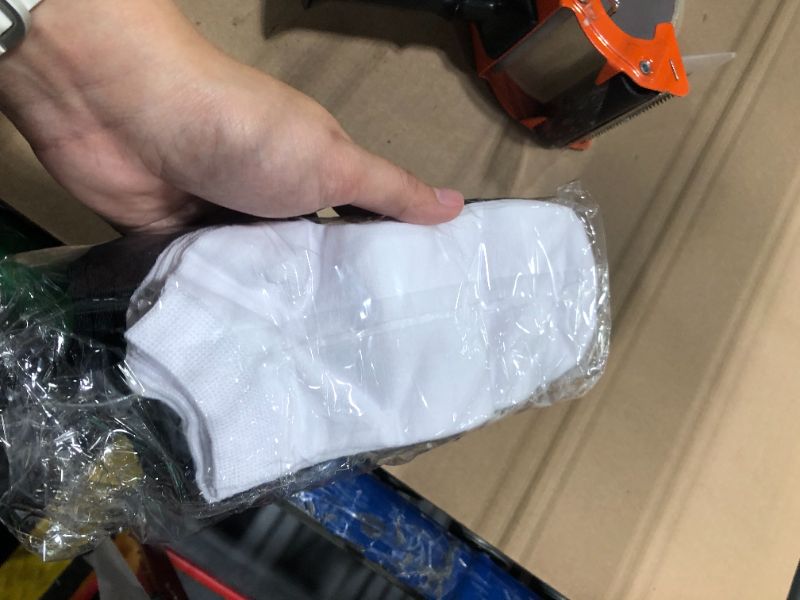 Photo 1 of ***MISSING PARTS*** CHARMKING 8 Pairs Women's Ankle Socks - (Black+White+Grey)