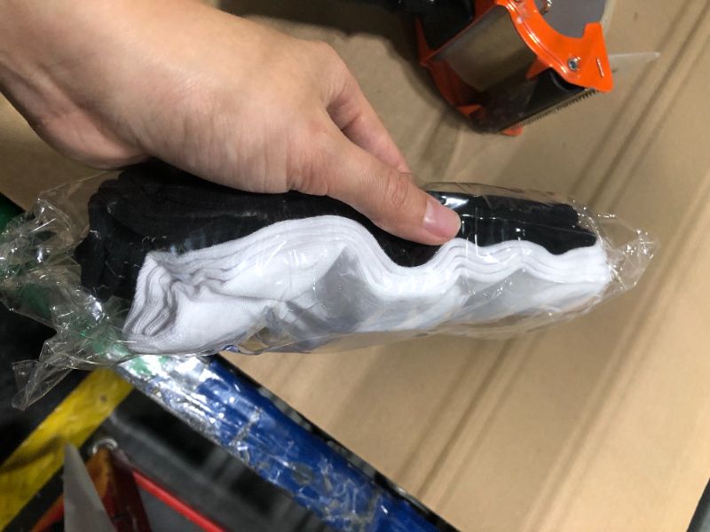 Photo 1 of ***MISSING PARTS*** CHARMKING 8 Pairs Women's Ankle Socks - (Black+White+Grey)