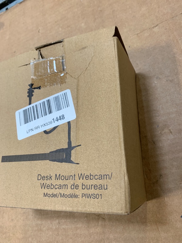 Photo 1 of Pipishell 25 Inch Webcam Stand, Flexible Desk Mount Clamp Gooseneck Stand for Logitech Webcam C960 C930e C930 C920 C920S C922x C922 Brio 4K C925e C615 and Other Devices with 1/4" Thread-PIWS01