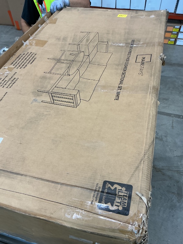 Photo 1 of *Major Damaged - Check clerk notes, Selling for parts*
Chrangmay 6 Drawer Dresser,47" Wide Mid Century Chest of Drawers,Wooden Bedroom Drawer Dresser with 6 Storage Drawers for Bedroom,Living Room,with Anti-Tipping Device,Walnut.HT