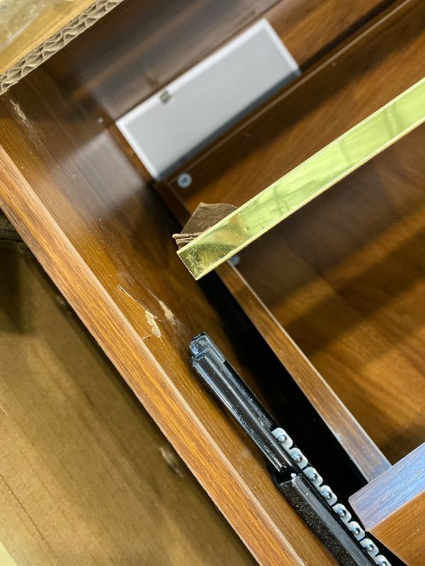 Photo 1 of *Major Damaged - Check clerk notes, Selling for parts*
Chrangmay 6 Drawer Dresser,47" Wide Mid Century Chest of Drawers,Wooden Bedroom Drawer Dresser with 6 Storage Drawers for Bedroom,Living Room,with Anti-Tipping Device,Walnut.HT