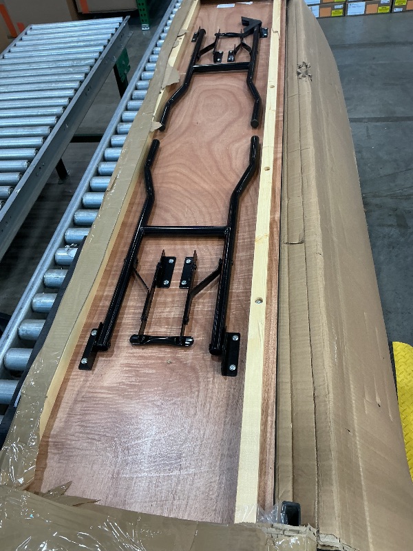 Photo 1 of ***SEE CLERK COMMENTS*** Flash Furniture Gael 8' Wood Folding Training and Event Table, Rectangular Folding Training Table with Smooth Clear Coated Finished Top, Natural