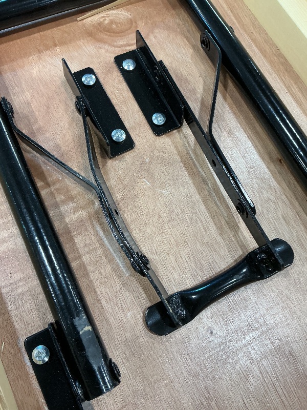 Photo 1 of ***SEE CLERK COMMENTS*** Flash Furniture Gael 8' Wood Folding Training and Event Table, Rectangular Folding Training Table with Smooth Clear Coated Finished Top, Natural