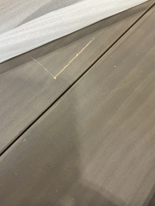 Photo 1 of ***SEE CLERK COMMENTS***Max & Lily Bunk Bed, Twin XL-Over-Queen Bed Frame For Kids, Solid Wood for No Box Spring Needed, Driftwood