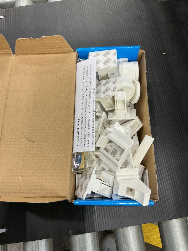 Photo 1 of 20 Pack Magnetic Cabinet Locks Baby Proofing - Vmaisi Children Proof Cupboard Drawers Latches - Adhesive Easy Installation