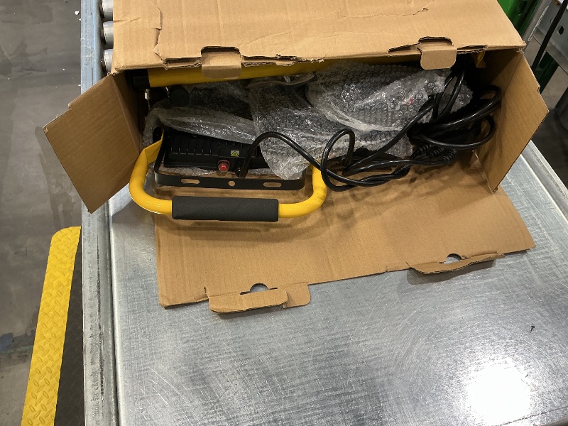 Photo 1 of 22000 Lumen Work Lights with Stand, 3 Head Portable LED Work Light, with Adjustable&Foldable Tripod Stand, IP66 Waterproof Lamp for Outdoor Indoor Job Site Workshop Garage Construction Site Lighting