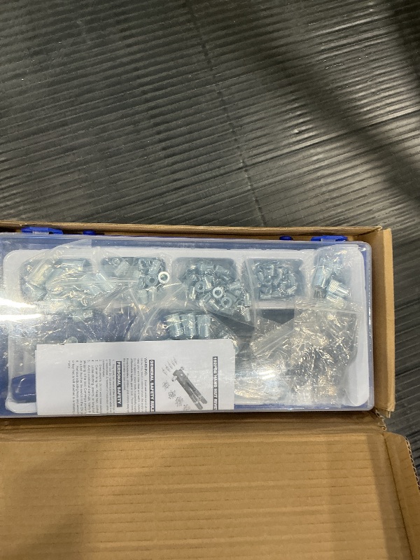 Photo 1 of 191pcs Heavy Duty Blind Rivet Nut Kit Set, Riveter Tool, Rivet Nut Gun, Thread Hand Riveter, Rivet Gun Threaded Insert Tool, Riveting Tools with 185PCS Metric Rivet Nuts Assortment M3 M4 M5 M6 M8