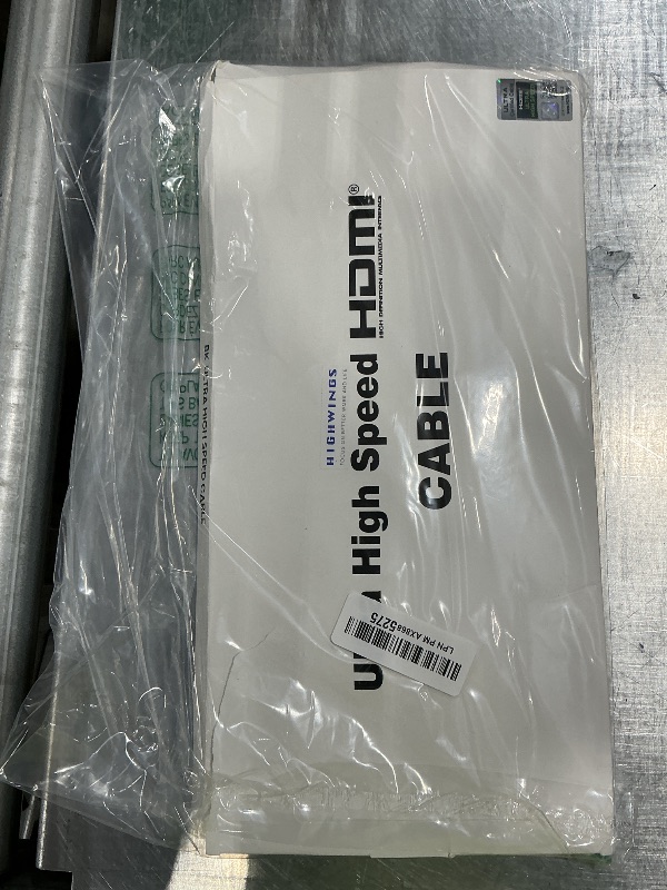 Photo 1 of 10K 8K HDMI 2.1 Cable 2-Pack 6.6FT, Highwings Certified 48Gbps Ultra High Speed Slim HDMI Cord,Support 4K@120Hz 8K@60Hz, HDCP 2.2&2.3, Dynamic HDR,eARC,DTS:X, Compatible with Roku TV/HDTV/PS5/Blu-ray