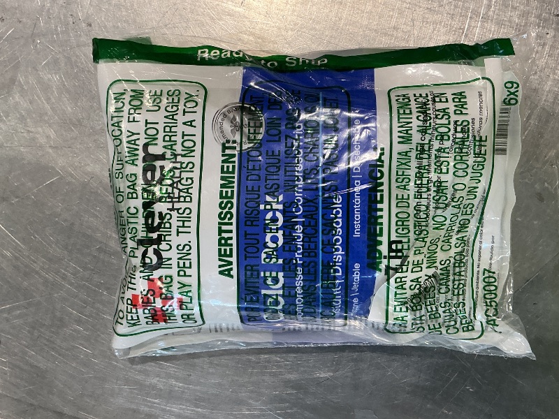 Photo 1 of *Missing Parts*
Instant Cold Pack | Disposable Ice Packs - Cold Therapy - for Injuries, Swelling, Inflammation, Muscle Strains, Sprains, Perfect for First aid Kit, Outdoor Activities, Athletes. 5x7 Inches, 6 Pack.