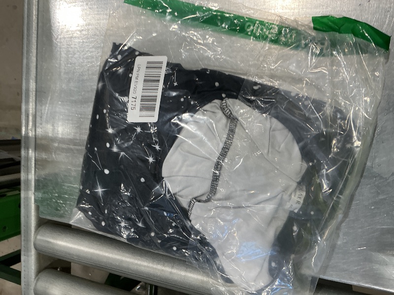 Photo 1 of *Arms different than picture/ really short sleeve* Ekouaer Long Nightgowns for Women Soft House Dress Pleated Front Nightshirt Full Length Loungwear Black Star 4XL