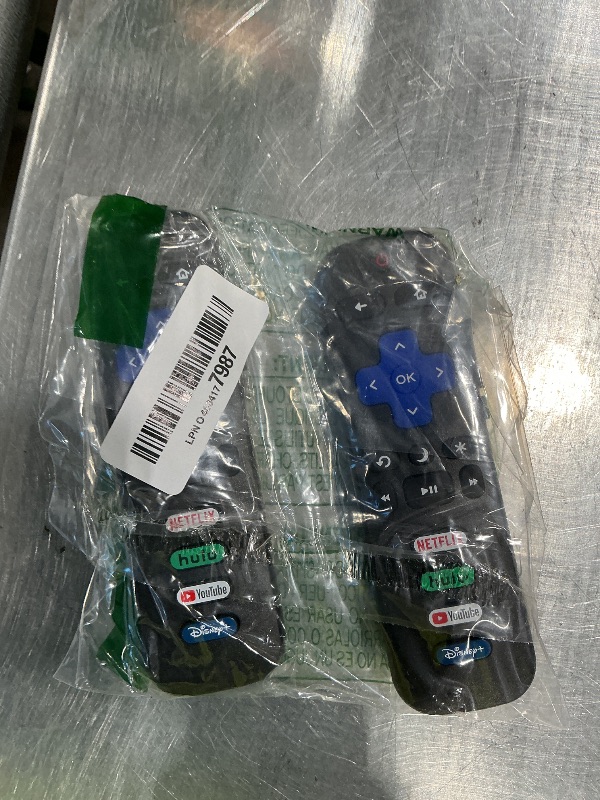 Photo 1 of (Pack of 2) Replacement Remote Control Only for Roku TV, Compatible for TCL Roku/Hisense Roku/Onn Roku/Sharp Roku/Element Roku/Westinghouse Roku/Philips Roku Smart TVs (Not for Roku Stick and Box)