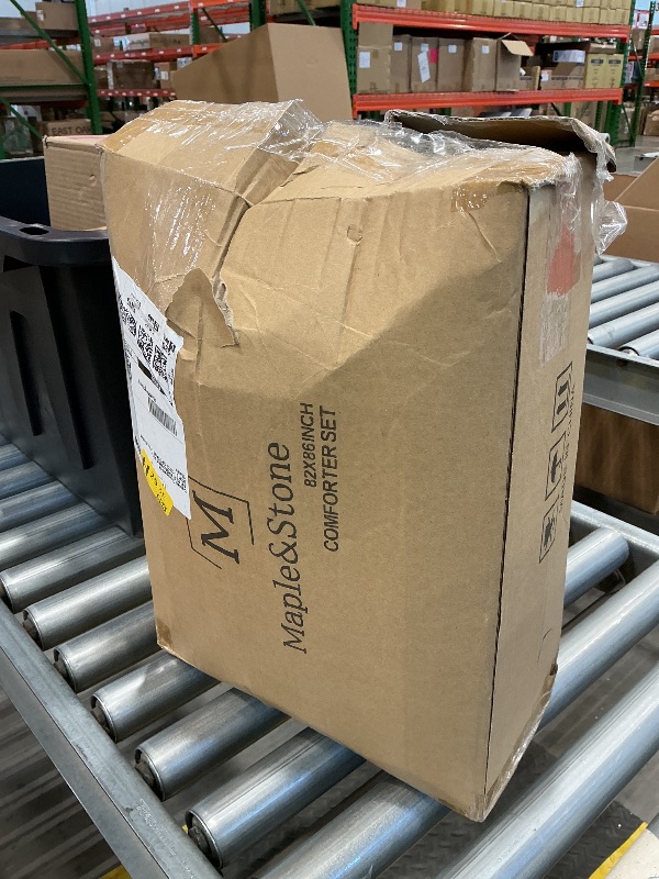 Photo 1 of *Unknown if Missing Parts*
Maple&Stone Full Size Comforter Sets 7 Pieces Bed in a Bag - Down Alternative Bed Set with Comforter, Sheets, Pillowcases & Shams, All Season Lightweight Bedding Set, Light Blue