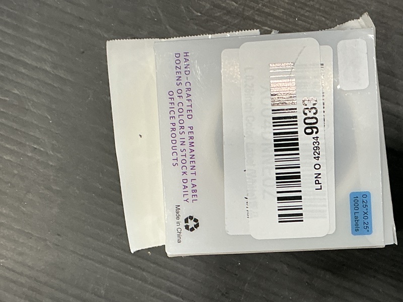 Photo 1 of 1/4 Inch Circle Sticker Labels,0.25 Inch Round Adhesive Color-Code Dot Stickers,1000 Dot Label Stickers for Office and Marking (White)