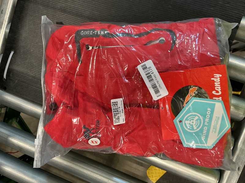 Photo 1 of **MINOR DAMAGE**
SIMVAMS Women's Hooded Waterproof Rain Jacket Windproof Windbreaker Outdoor Raincoats for Gardening Hiking (XS, Red)