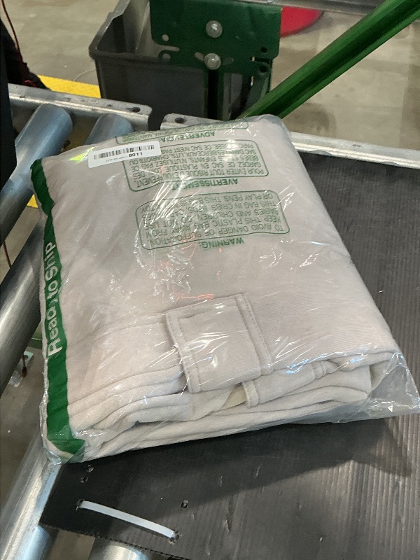 Photo 1 of *Minor Damaged*
QINSEN Woman's Wide Leg Cargo Pants High Waist Classic Solid Fleece Pants Lounge Wear Light Grey XL