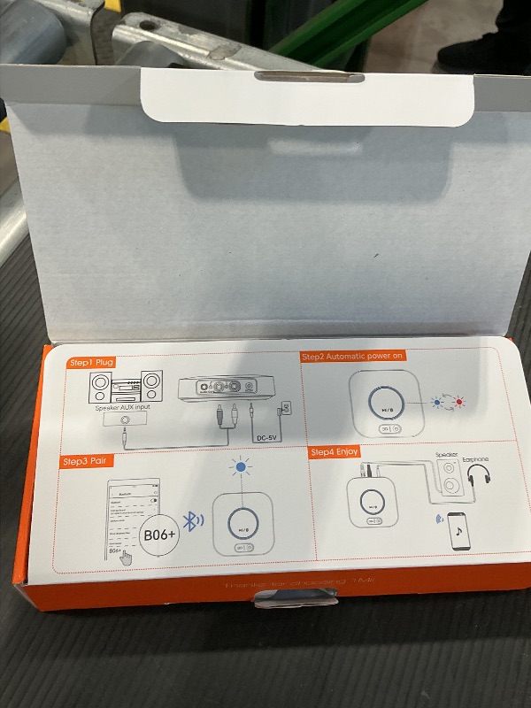 Photo 1 of [Upgraded] 1Mii B06 Plus Bluetooth Receiver, HiFi Wireless Audio Adapter, Bluetooth 5.3 Receiver with 3D Surround aptX HD aptX Adaptive for Home Music Streaming Stereo System