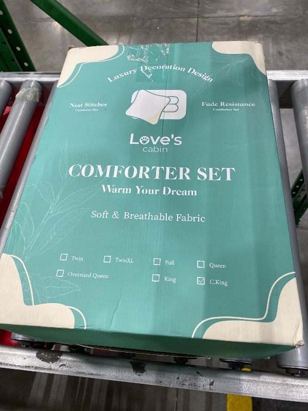 Photo 1 of *Missing Parts - See clerk notes*
Love's cabin Seersucker Brown California King Comforter Set, 7 Pieces California King Bed in a Bag, All Season Bedding Sets with Comforter, Flat Sheet, Fitted Sheet, Pillowcase and Pillow Sham