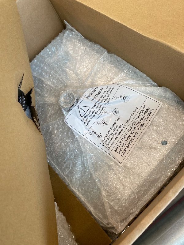 Photo 1 of *MISSING PARTS*
Veken Wide Rain Shower Head with Handheld, High Pressure Rainfall Showerhead Combo with Arm for Bathroom Accessories, Home Decor, Detachable Dual Shower with Multi Modes Handheld Spray, Silver Chrome