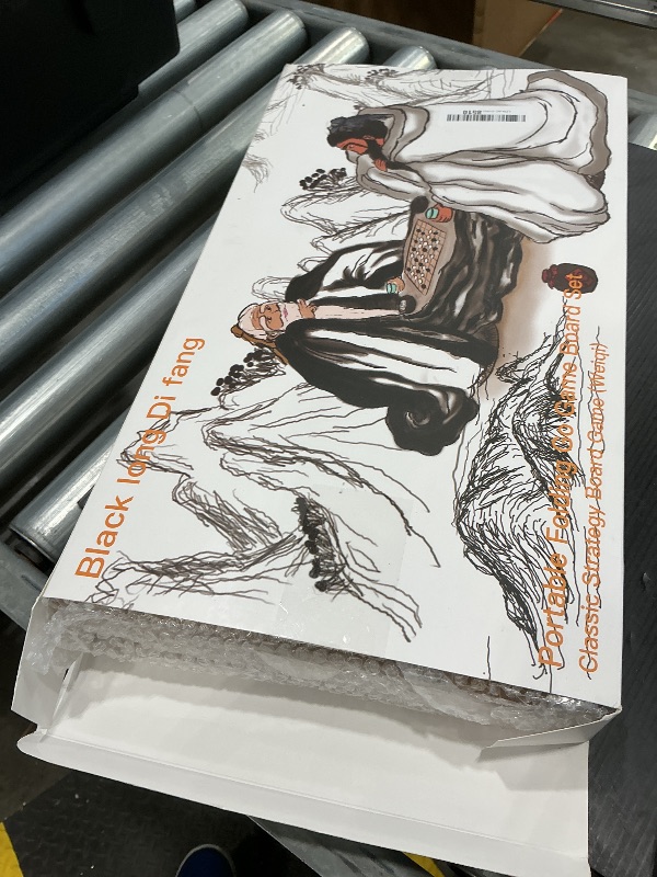 Photo 1 of 19 x19 Folding Go Game Set Board with and Bamboo Bowls and Imitation Jade Go Pieces?