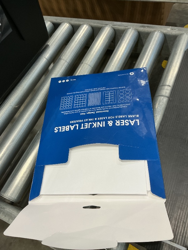 Photo 1 of 1 3/4" X 1/2" Matte White Return Address Labels Compatible with Inkjet and Laser Printers - 30 Sheets, 2400 Small Printable Stickers for Mailing and Barcodes - Spartan Industrial Template R002