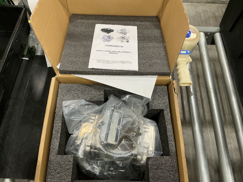 Photo 1 of *MISSING PARTS UNKNOWN*
BR-67270 Carburetor 600 CFM 4150 Model 4 Barrel Single Fuel Inlet Compatible with Holley Quick Fuel Brawler Corvette Dodge Ford Buick GMC Chrysler Vacuum Secondary Electric Choke